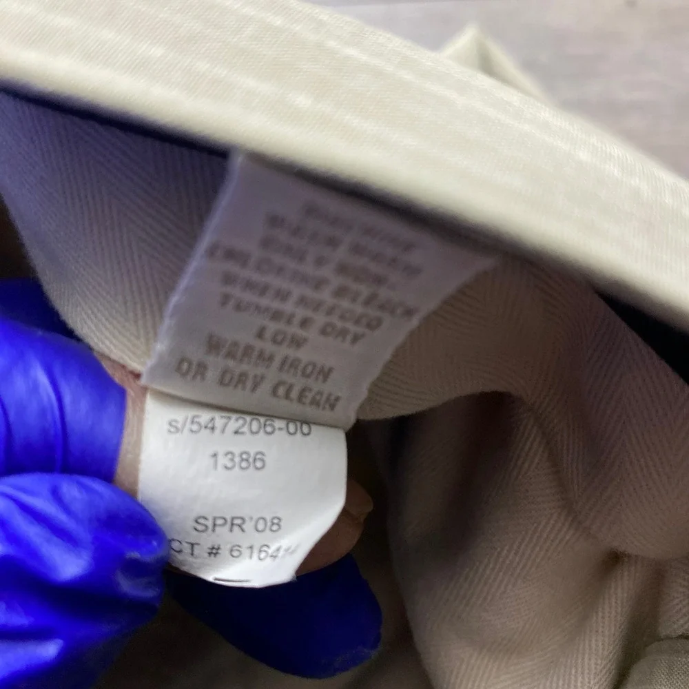 Banana Republic Pants Mens‎ 32x32 Tan Pinstripe Straight Leg Dress Trousers